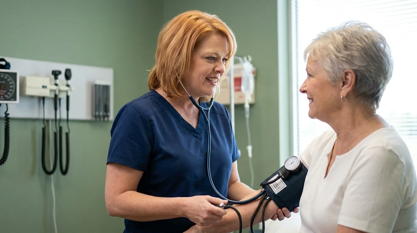 Our team providing hands-on patient care