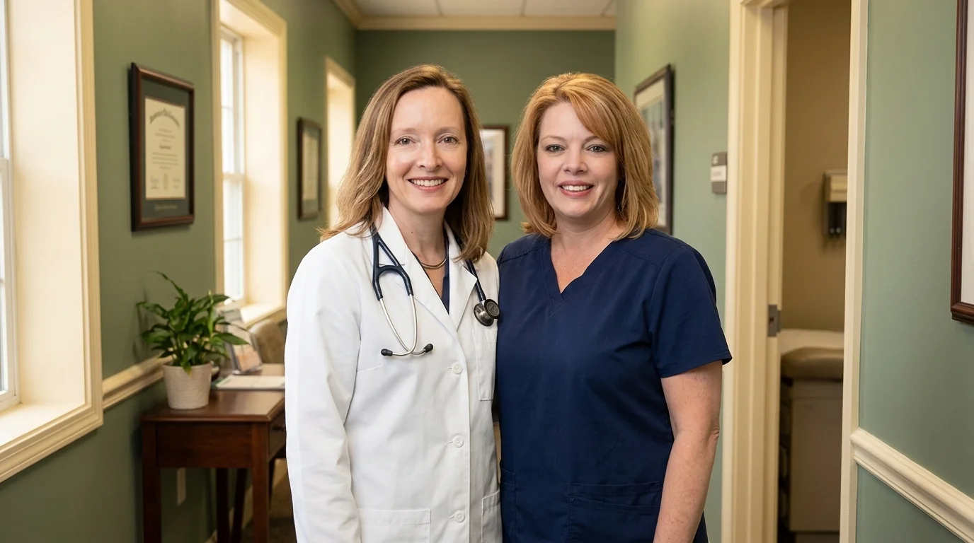Dr. Price and Jennifer Carter — your care team